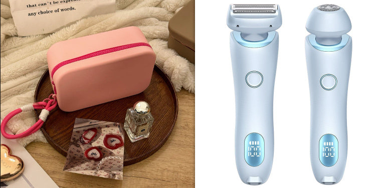 2 In 1 Hair Removal Epilator USB Rechargeable Trimmer Women