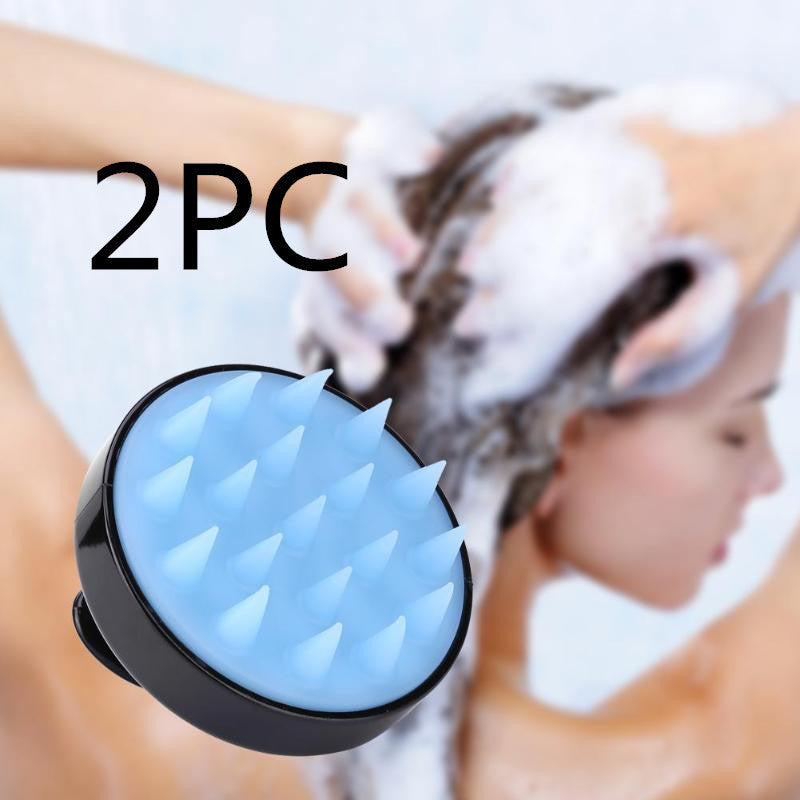 Silicone Brush To Clean The Scalp And Massage