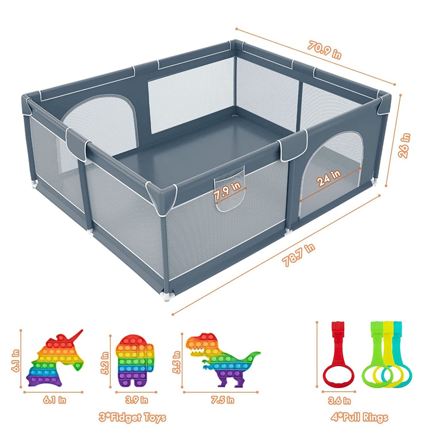 Large Baby Playpen79x71, Extra Large