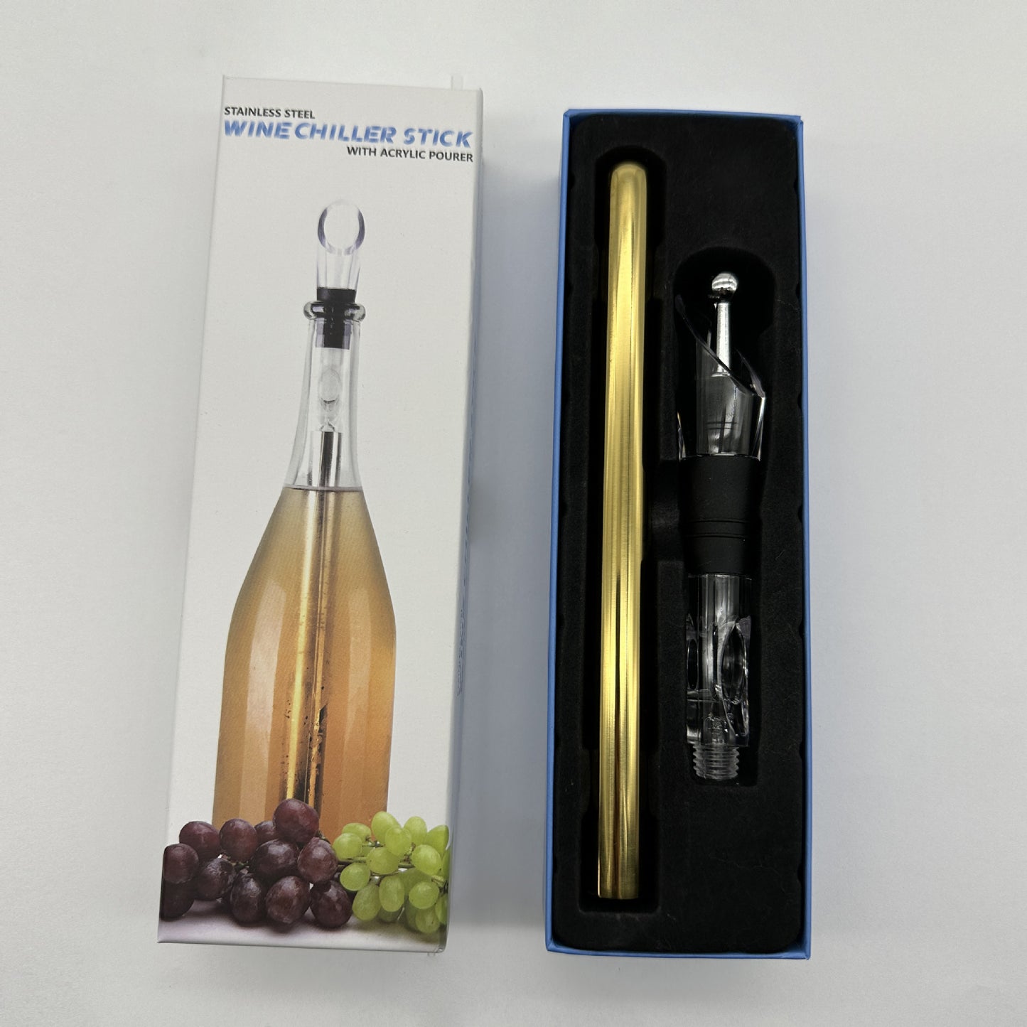 Wine Bottle Cooler Stick Stainless Steel