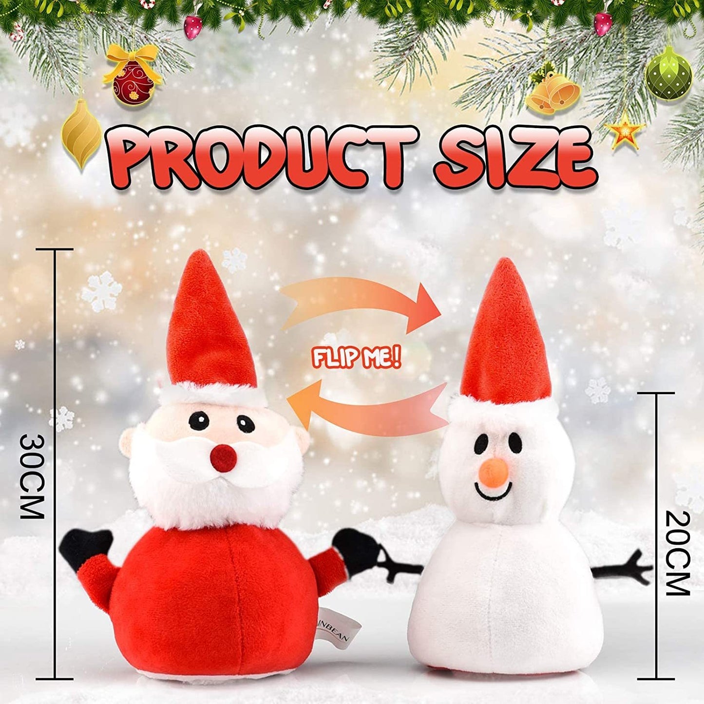 Santa Plush Snowman Plush Toy