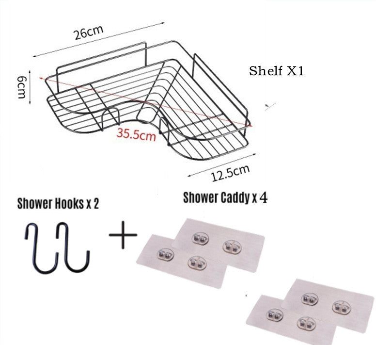 Wall Bathroom Storage Rack