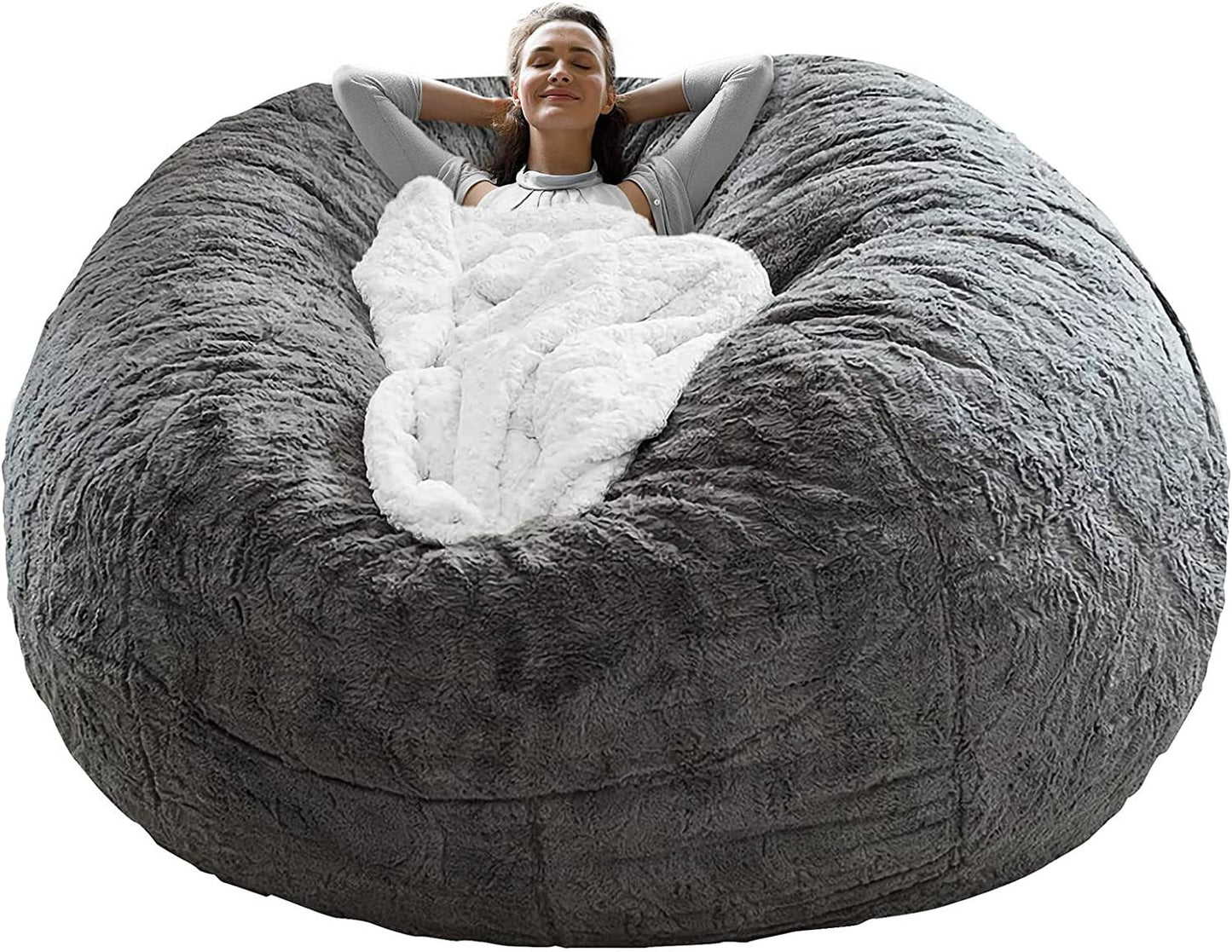 A Full Bean BagChair Cushion