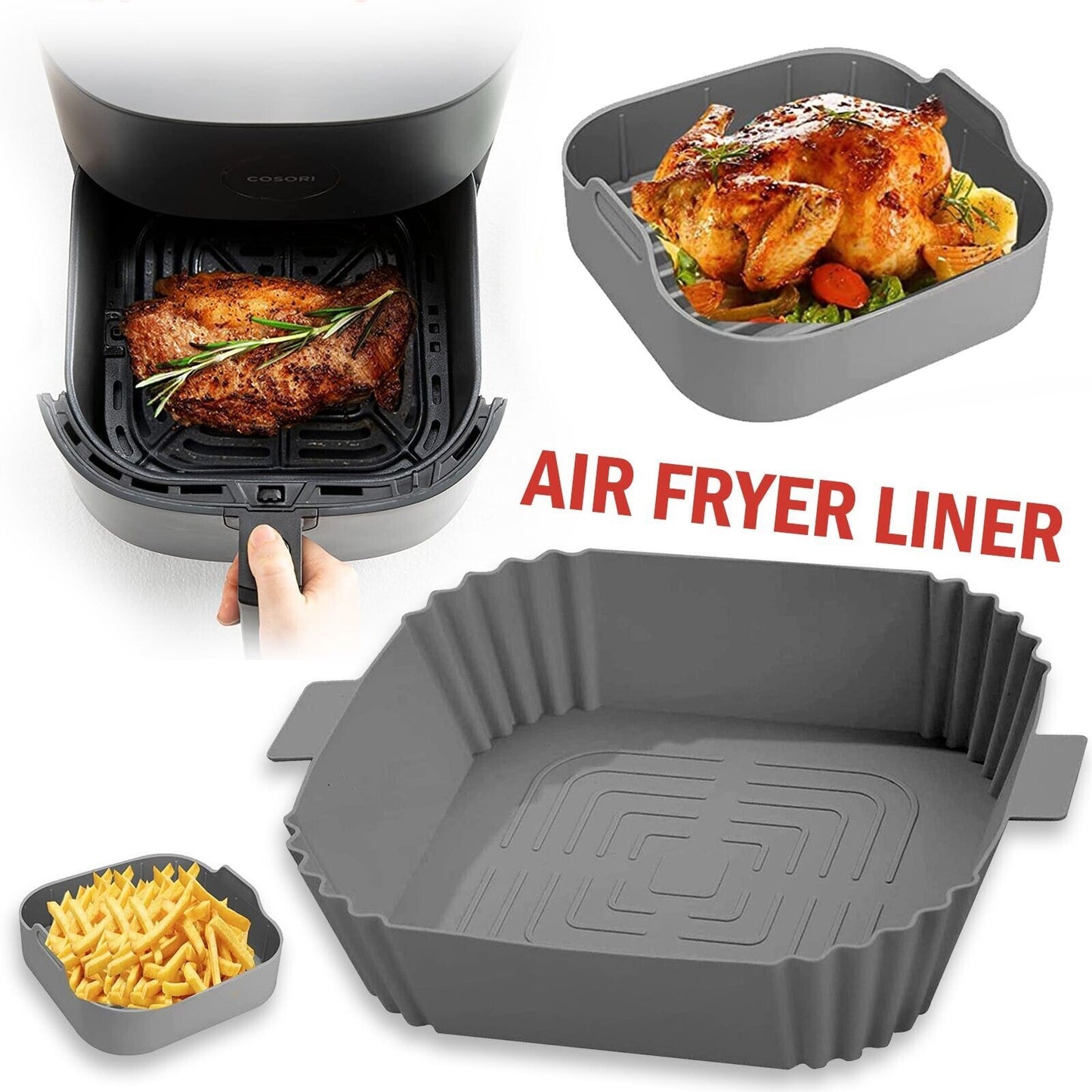 Air Fryer Silicone Pot Basket