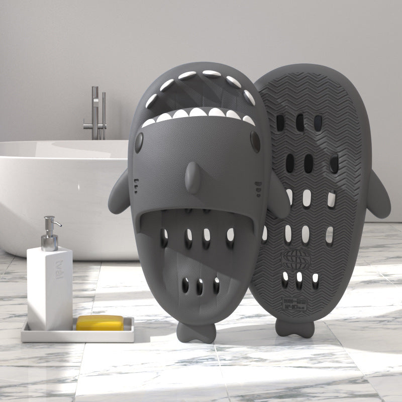 Shark Slippers With Drain Holes Shower