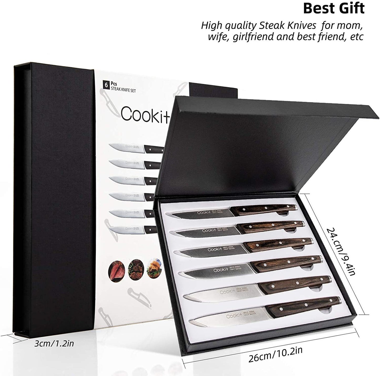 6Pcs Steak Knife Set