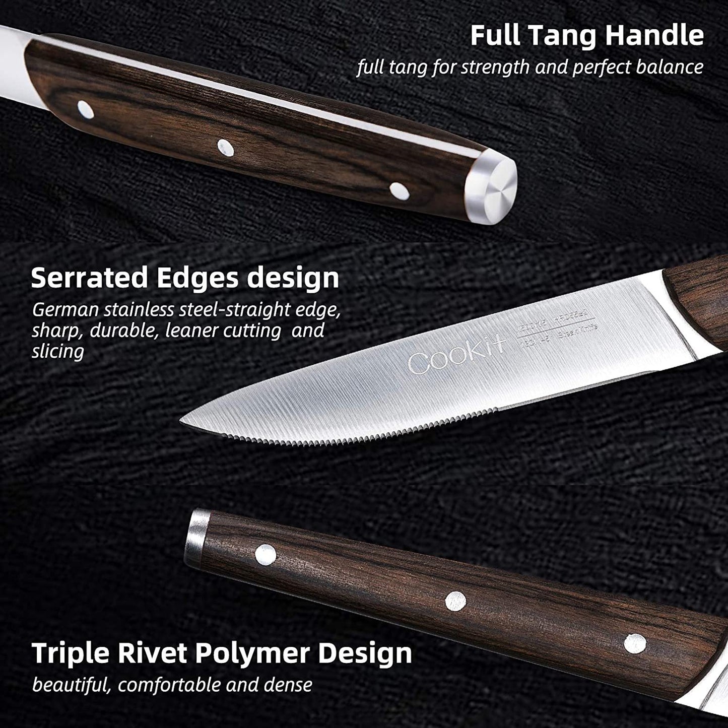 6Pcs Steak Knife Set