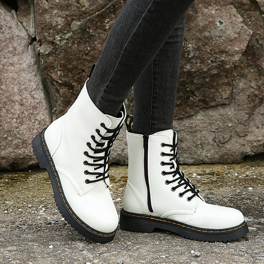 Fashion Lace-up Boots For Women Autumn And Winter