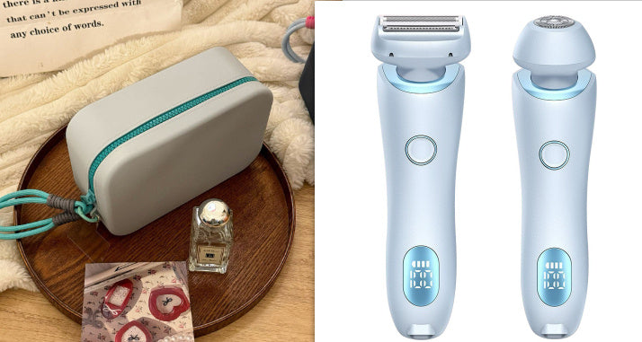 2 In 1 Hair Removal Epilator USB Rechargeable Trimmer Women