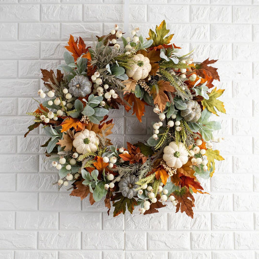 Halloween Thanksgiving Autumn Frost Leaf Pumpkin