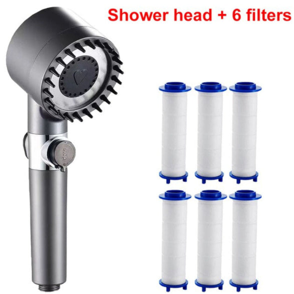 3 Modes Shower Head High Pressure Showerhead