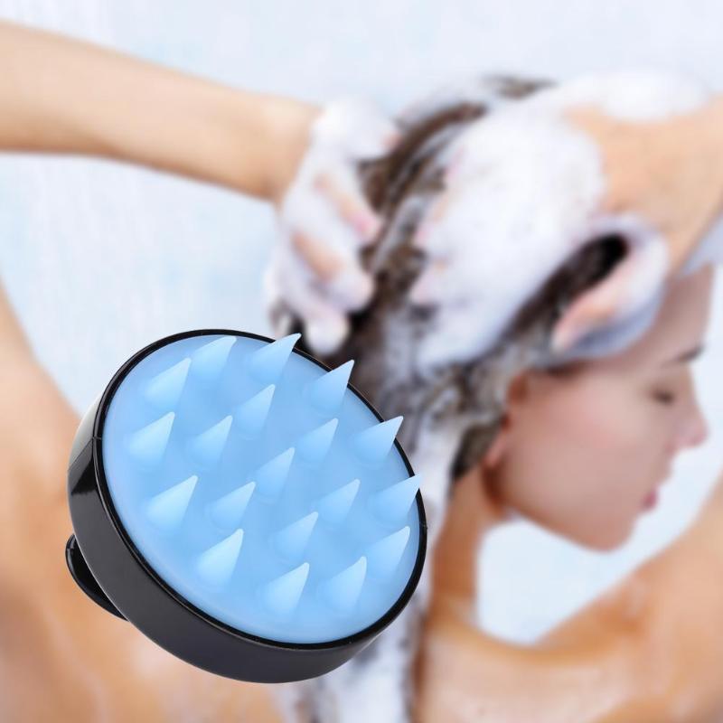 Silicone Brush To Clean The Scalp And Massage