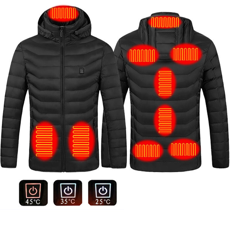 New Heated Jacket Coat USB Electric