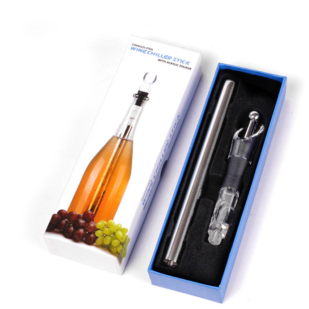 Wine Bottle Cooler Stick Stainless Steel