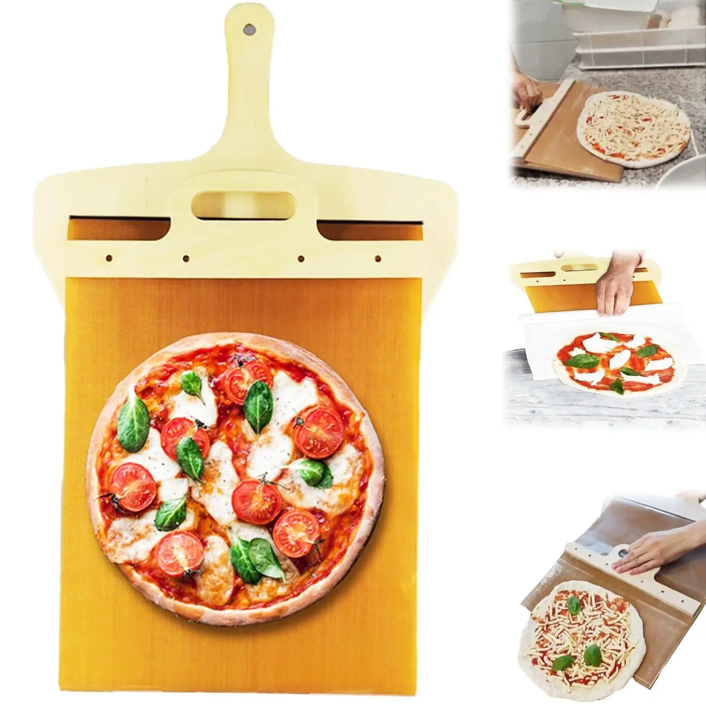 Sliding Pizza Shovel Non Stick Pizza