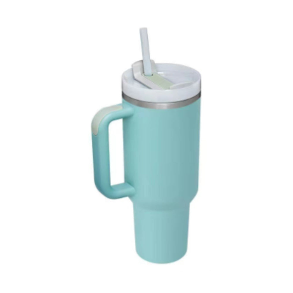 40 Oz Tumbler With Handle Straw