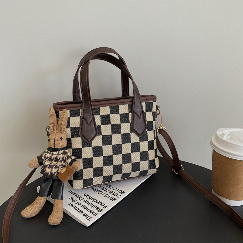 Houndstooth Portable Bag