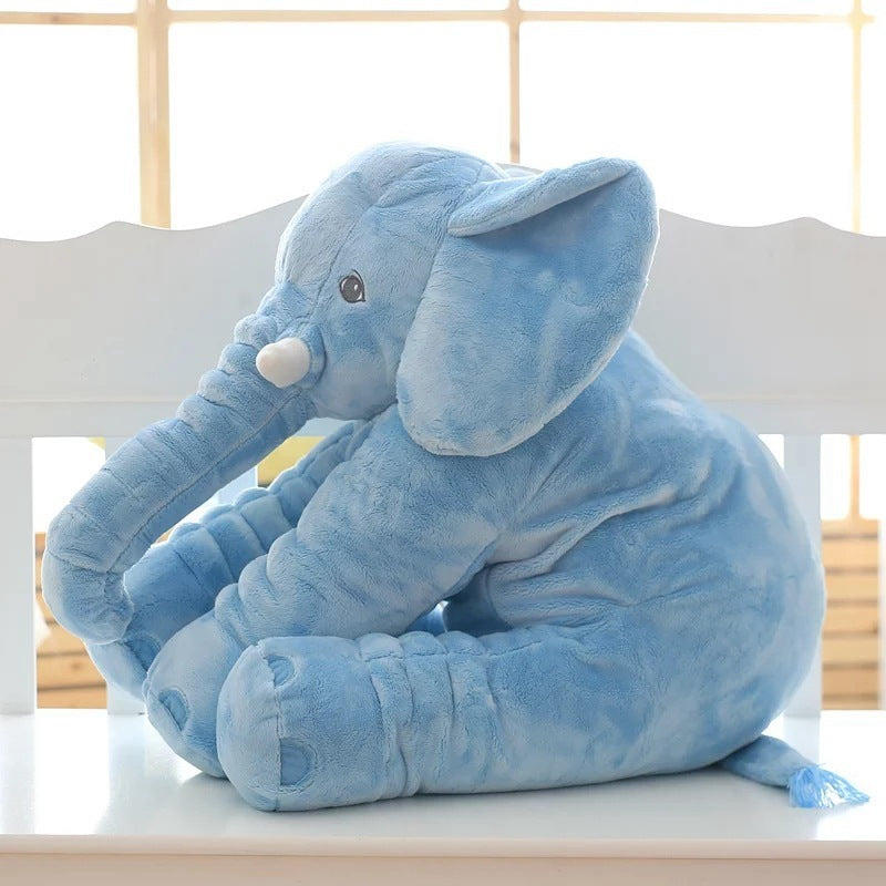 Soft Comfort Elephant Plush Pillow