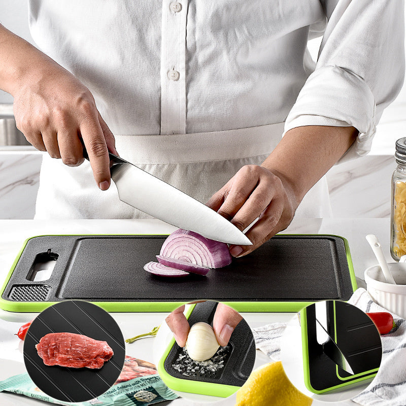 Double-side Cutting Board With Defrosting