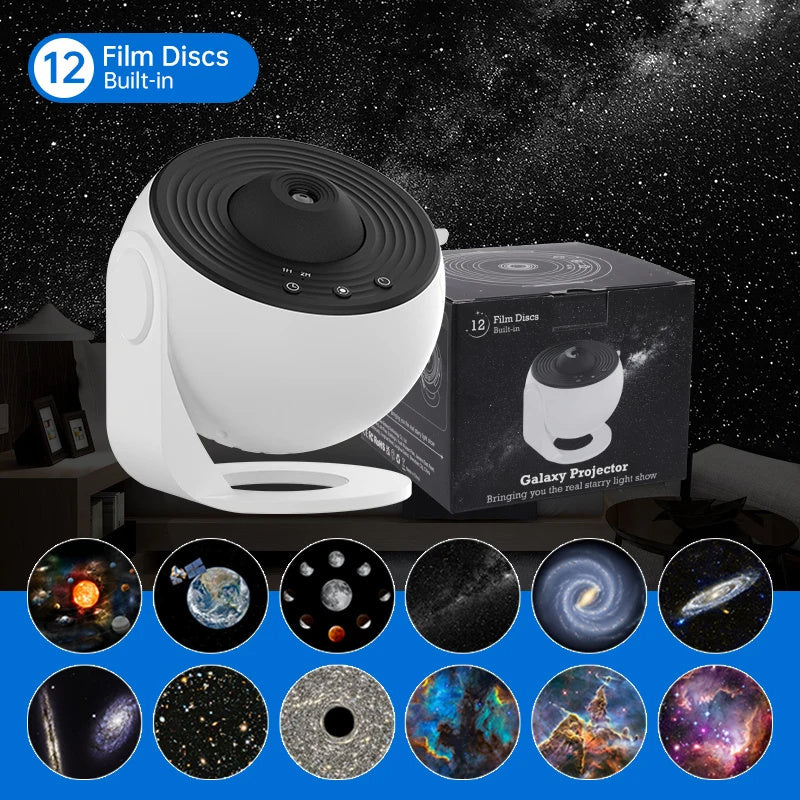 Night Light Galaxy Projector Starry Sky Projector 360