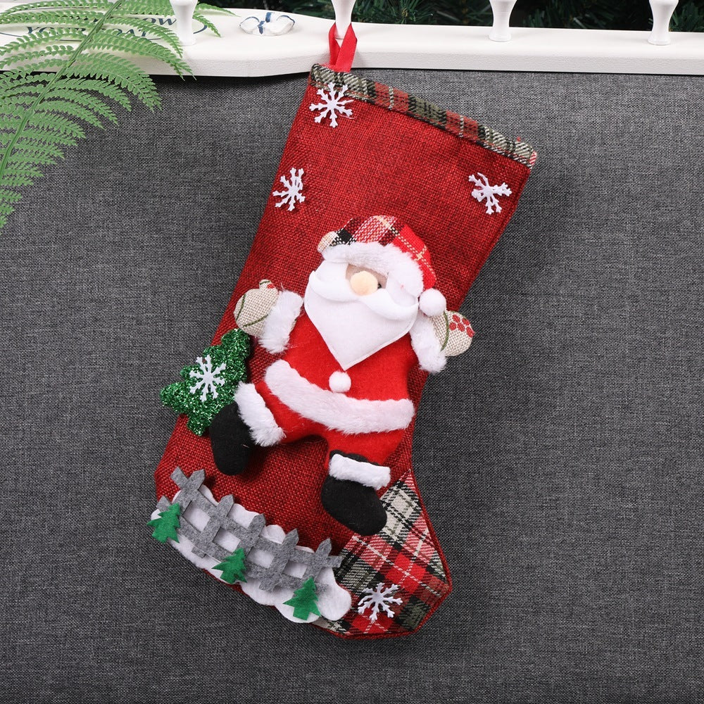 Christmas Decorations Santa Claus Socks